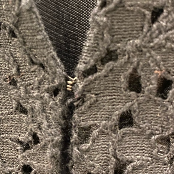 2 piece set, the perfect little black eyelet dress & NWT matching jacket - Picture 9 of 14